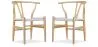 Set van 2 houten eetkamerstoelen - Scandinavische stijl - Wish image 9