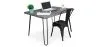 Pack Bureau - Industrieel Ontwerp 120cm - Haarspeld + Eetkamerstoel - Stylix image 9