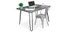 Pack Bureau - Industrieel Ontwerp 120cm - Haarspeld + Eetkamerstoel - Stylix image 9