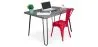 Pack Bureau - Industrieel Ontwerp 120cm - Haarspeld + Eetkamerstoel - Stylix image 9