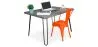 Pack Bureau - Industrieel Ontwerp 120cm - Haarspeld + Eetkamerstoel - Stylix image 9