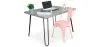 Pack Bureau - Industrieel Ontwerp 120cm - Haarspeld + Eetkamerstoel - Stylix image 9