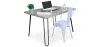 Pack Bureau - Industrieel Ontwerp 120cm - Haarspeld + Eetkamerstoel - Stylix image 9