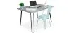 Pack Bureau - Industrieel Ontwerp 120cm - Haarspeld + Eetkamerstoel - Stylix image 9