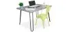 Pack Bureau - Industrieel Ontwerp 120cm - Haarspeld + Eetkamerstoel - Stylix image 9