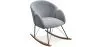 Schommelstoel met armleuningen - bekleed met fluweel - Freia image 9