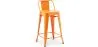 Barkruk met rugleuning - Industrieel ontwerp - 60cm - Nieuwe editie - Stylix image 9