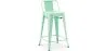 Barkruk met rugleuning - Industrieel ontwerp - 60cm - Nieuwe editie - Stylix image 9