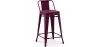 Barkruk met rugleuning - Industrieel ontwerp - 60cm - Nieuwe editie - Stylix image 9
