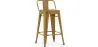 Barkruk met rugleuning - Industrieel ontwerp - 60cm - Nieuwe editie - Stylix image 9