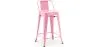 Barkruk met rugleuning - Industrieel ontwerp - 60cm - Nieuwe editie - Stylix image 9