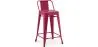 Barkruk met rugleuning - Industrieel ontwerp - 60cm - Nieuwe editie - Stylix image 9