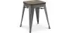 Barkruk industrieel ontwerp - hout & staal - 45 cm - Nieuwe editie - Stylix image 9