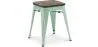 Barkruk industrieel ontwerp - hout & staal - 45 cm - Nieuwe editie - Stylix image 9