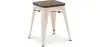 Barkruk industrieel ontwerp - hout & staal - 45 cm - Nieuwe editie - Stylix image 9