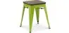 Barkruk industrieel ontwerp - hout & staal - 45 cm - Nieuwe editie - Stylix image 9