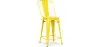 Barkruk met rugleuning - Industrieel ontwerp - 60cm - Nieuwe editie - Stylix image 9