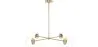 Gouden Plafondlamp - Design Hanglamp - 4 armen - Luba image 9
