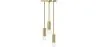 Gouden plafondlamp - Hanglamp 3 armen - Troy image 9