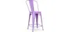 Barkruk met rugleuning - Industrieel ontwerp - 60cm - Stylix image 9