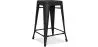 Barkruk - Industrieel Ontwerp - Mat Staal - 60cm - Nieuwe Editie - Stylix image 9