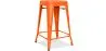 Barkruk - Industrieel Ontwerp - Mat Staal - 60cm - Nieuwe Editie - Stylix image 9