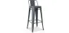 Barkruk met rugleuning - Industrieel ontwerp - 76cm - New Edition - Stylix image 9
