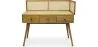 Houten en rotan schrijftafel met laden - Vintage Design - Oka image 9