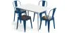 Pack Mesa de Comedor y 4 Sillas de Comedor Diseño Industrial - New Edition- Bistrot Stylix image 9