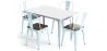 Pack Mesa de Comedor y 4 Sillas de Comedor Diseño Industrial - New Edition- Bistrot Stylix image 9
