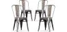 Set van 4 eetkamerstoelen - industrieel ontwerp - nieuwe editie - Stylix image 9
