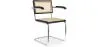 Eetkamerstoel met armleuningen - Vintage design - Hout en rotan - Bruna image 9