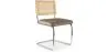 Eetkamerstoel - Bekleed met fluweel - Hout en rotan - Martha image 9