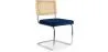 Eetkamerstoel - Bekleed met fluweel - Hout en rotan - Martha image 9