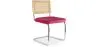Eetkamerstoel - Bekleed met fluweel - Hout en rotan - Martha image 9