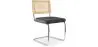 Eetkamerstoel - Bekleed met fluweel - Hout en rotan - Martha image 9