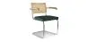 Eetkamerstoel met armleuningen - Bekleed met fluweel - Hout & Rotan - Martha image 9