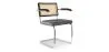 Houten Eetkamerstoel met Armleuningen - Fluwelen Bekleding - Hout & Rotan - Hyre image 9