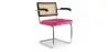 Houten Eetkamerstoel met Armleuningen - Fluwelen Bekleding - Hout & Rotan - Hyre image 9