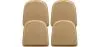 Set x4 Magnetisch Stoelkussen - Kunstleer - Stylix image 9