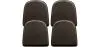 Set x4 Magnetisch Stoelkussen - Kunstleer - Stylix image 9