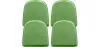 Set x4 Magnetisch Stoelkussen - Kunstleer - Stylix image 9