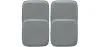 Set van 4 Magnetische Kussens voor Vierkante Zitstoel – Imitatieleer – Stylix image 9