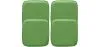 Set van 4 Magnetische Kussens voor Vierkante Zitstoel – Imitatieleer – Stylix image 9