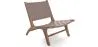 Loungestoel - Boho Bali Design Armchair - Hout en Lederen - Recia image 9