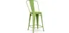 Barkruk met rugleuning - Industrieel ontwerp - 60cm - Stylix image 9