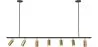 Rails Plafondlamp - 7 verstelbare gouden spotlights - 140CM image 9