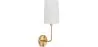 Lamp Wandlamp - Goud met Stoffen Kap - Miu image 9