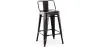 Barkruk met rugleuning - Industrieel ontwerp - 60cm - Nieuwe editie - Stylix image 9