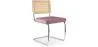 Eetkamerstoel - Bekleed met fluweel - Hout en rotan - Martha image 9